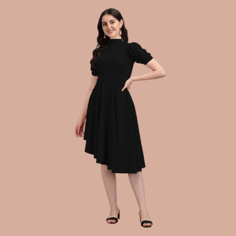 Women’s High-Low Knee Length Dress